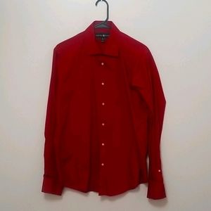 Dress Shir Color Red Size L